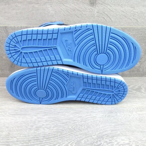 Air Jordan 1 Retro HI OG UNC Mens Size 10.5 University Blue Black NEW - Picture 12 of 14